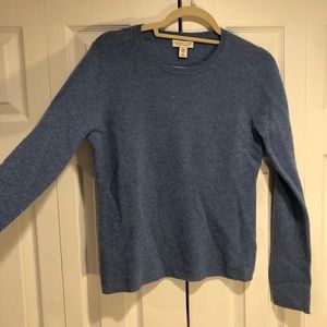 100% Cashmere Blue Sweater